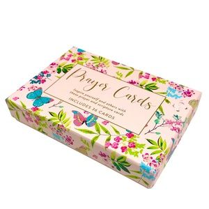 Eccolo Christian Boxed Floral Prayer Cards (T817E), Peach, 36 ct